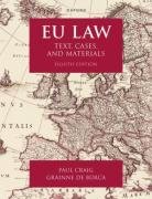 Cover of EU Law: Text, Cases, and Materials - EU edition