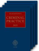 Cover of Blackstone's Criminal Practice 2025 (with Supplements 1, 2 &#38; 3)