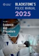 Cover of Blackstone's Police Manual 2025 Volume 2: Evidence and Procedure