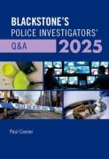 Cover of Blackstone's Police Investigators' Q&A 2025