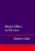 Cover of Direct Effect in EU Law