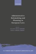 Cover of Administrative Rulemaking and Planning in European Laws