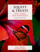 Cover of Equity & Trusts: Text, Cases, and Materials