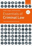 Cover of Smith, Hogan, and Ormerod's Essentials of Criminal Law