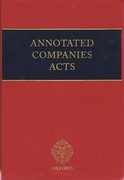 Cover of Annotated Companies Acts Looseleaf
