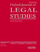 Cover of Oxford Journal of Legal Studies: Print Only