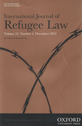 Cover of International Journal of Refugee Law: Print + Online