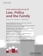 Cover of International Journal of Law, Policy and the Family: Print + Online