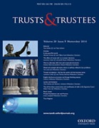 Cover of Trusts and Trustees: Journal - Print Only