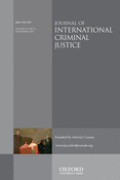 Cover of Journal of International Criminal Justice: Online Only