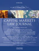 Cover of Capital Markets Law Journal: Online Only