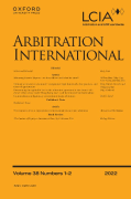 Cover of Arbitration International: Online Only