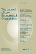 Cover of The Journal of Law, Economics and Organization: Print + Online