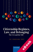 Cover of Citizenship Regimes, Law, and Belonging: The CAA and the NRC (eBook)