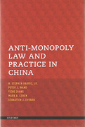 Cover of Anti-Monopoly Law and Practice in China