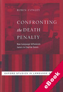 Cover of Confronting the Death Penalty: How Language Influences Jurors in Capital Cases (eBook)