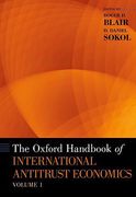 Cover of The Oxford Handbook of International Antitrust Economics Volume I