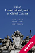Cover of Italian Constitutional Justice in Global Context (eBook)