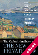 Cover of The Oxford Handbook of the New Private Law (eBook)