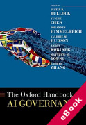 Cover of The Oxford Handbook of AI Governance (eBook)