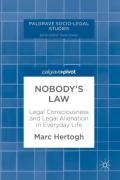 Cover of Nobody's Law: Legal Consciousness and Legal Alienation in Everyday Life