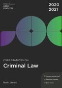 Cover of Core Statutes on Criminal Law 2020-21