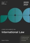 Cover of Core Documents on International Law 2020-21