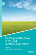 Cover of The Palgrave Handbook of ESG and Corporate Governance