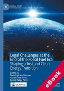 Cover of Legal Challenges at the End of the Fossil Fuel Era: Shaping a Just and Clean Energy Transition (eBook)