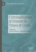 Cover of Criminalisation of Dissent in Times of Crisis