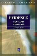 Cover of Evidence: Text and Materials