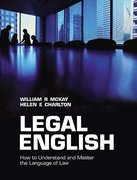 Cover of Legal English: How to Understand and Master the Language of Law