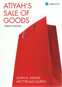 Cover of Atiyah's Sale of Goods