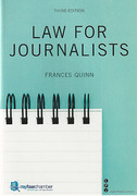 Cover of Law for Journalists 3rd ed (mylawchamber)