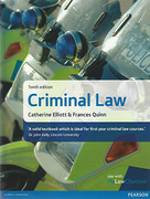 Cover of Elliott & Quinn: Criminal Law (MyLawChamber)