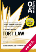 Cover of Law Express Question & Answer: Tort Law (eBook)