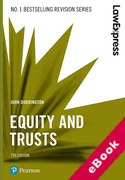 Cover of Law Express: Equity & Trusts (eBook)