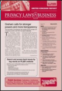 Cover of Privacy Laws and Business: UK Reports Subscription