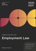 Cover of Core Statutes on Employment Law 2020-21