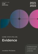 Cover of Core Statutes on Evidence 2021-22