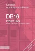 Cover of JCT DB16 Project Pack for the Employer/Employer's Agent