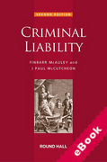 Cover of Criminal Liability (eBook)