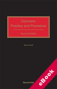 Cover of Coroners: Practice and Procedure (eBook)