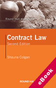 Cover of Round Hall Nutshells: Contract Law (eBook)