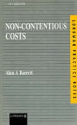Cover of Practice Notes on Non-contentious Costs