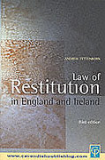 Cover of Law of Restitution in England and Ireland