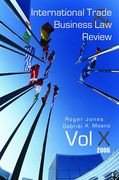 Cover of International Trade and Business Law Review: Volume 10 - 2006