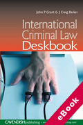 Cover of International Criminal Law Deskbook (eBook)
