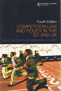 Cover of Competition Law and Policy in the EC and UK