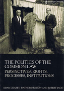 Cover of The Politics of the Common Law: Perspectives, Rights, Processes, Institutions
